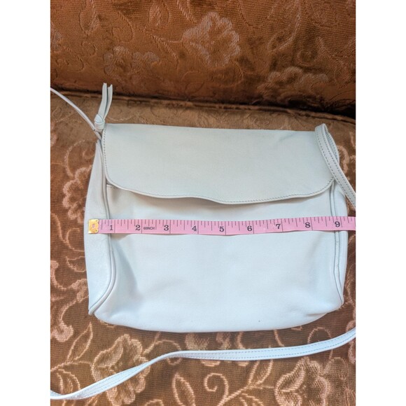 Mint Green Leather Purse by Samantha Scott: Medium Shoulder Crossbody Handbag - Picture 14 of 14